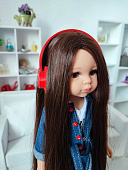Наушники красные для куклы Paola Reina, 32 см
